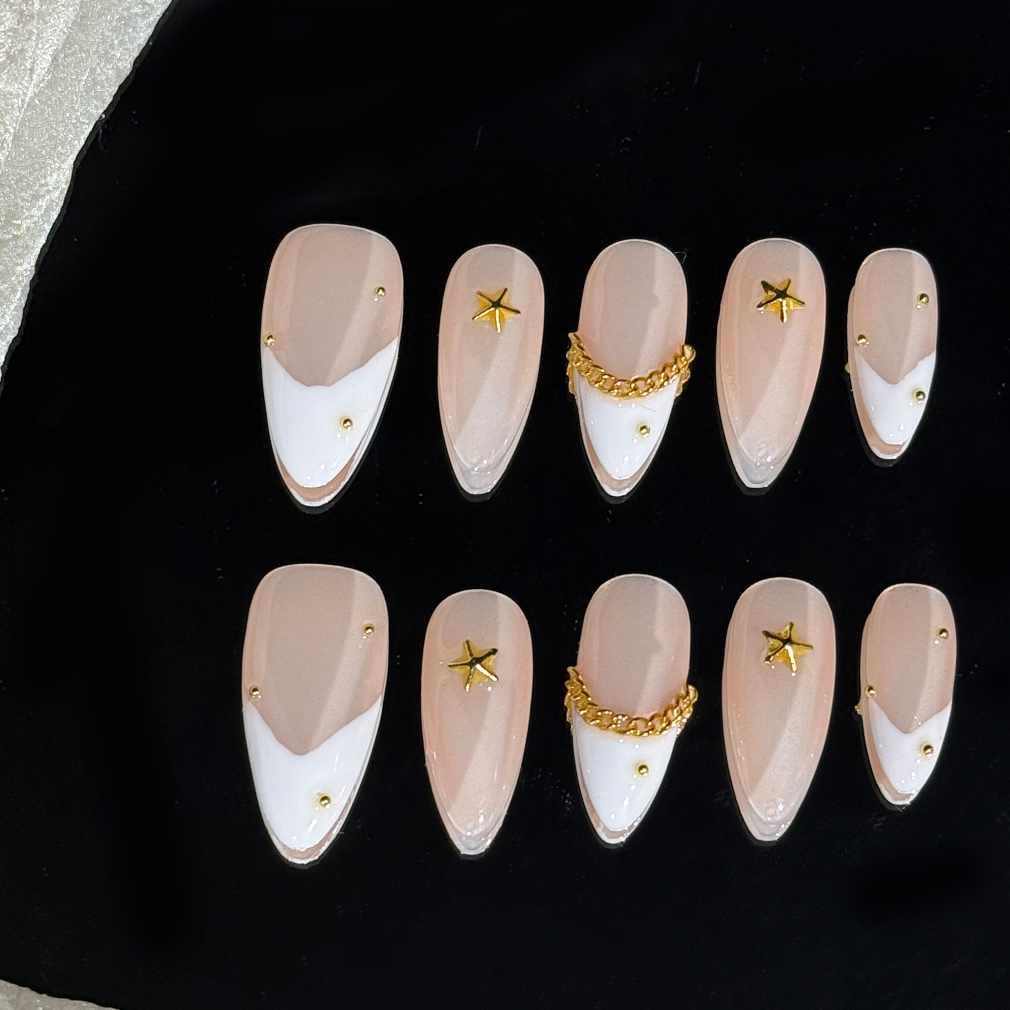 Almond Shape -Starlit Elegance 2.5CM