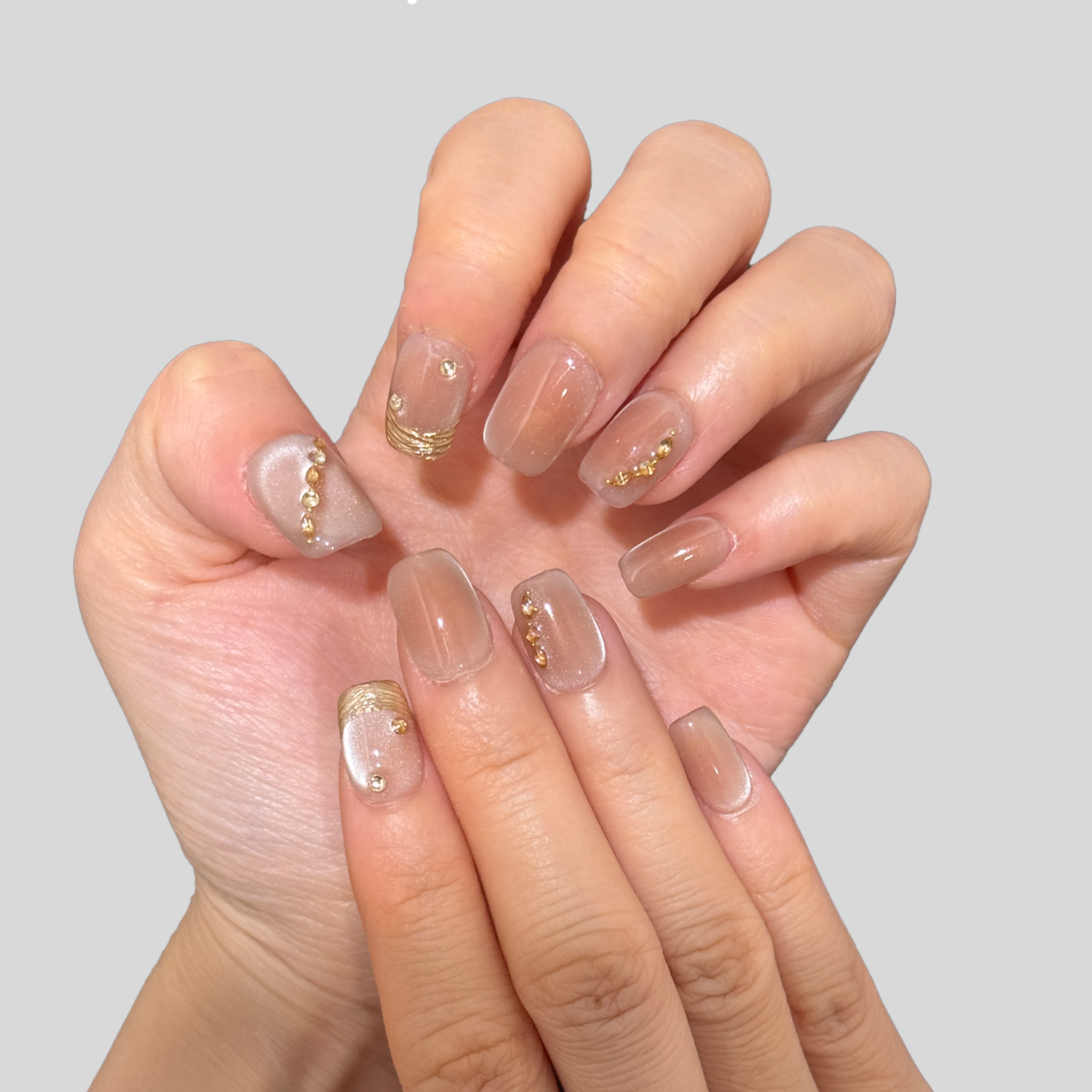 Best Seller Short Coffin -Natural Cat Eye