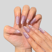 Almond Shape - Lilac Blossom Veil 2.5CM