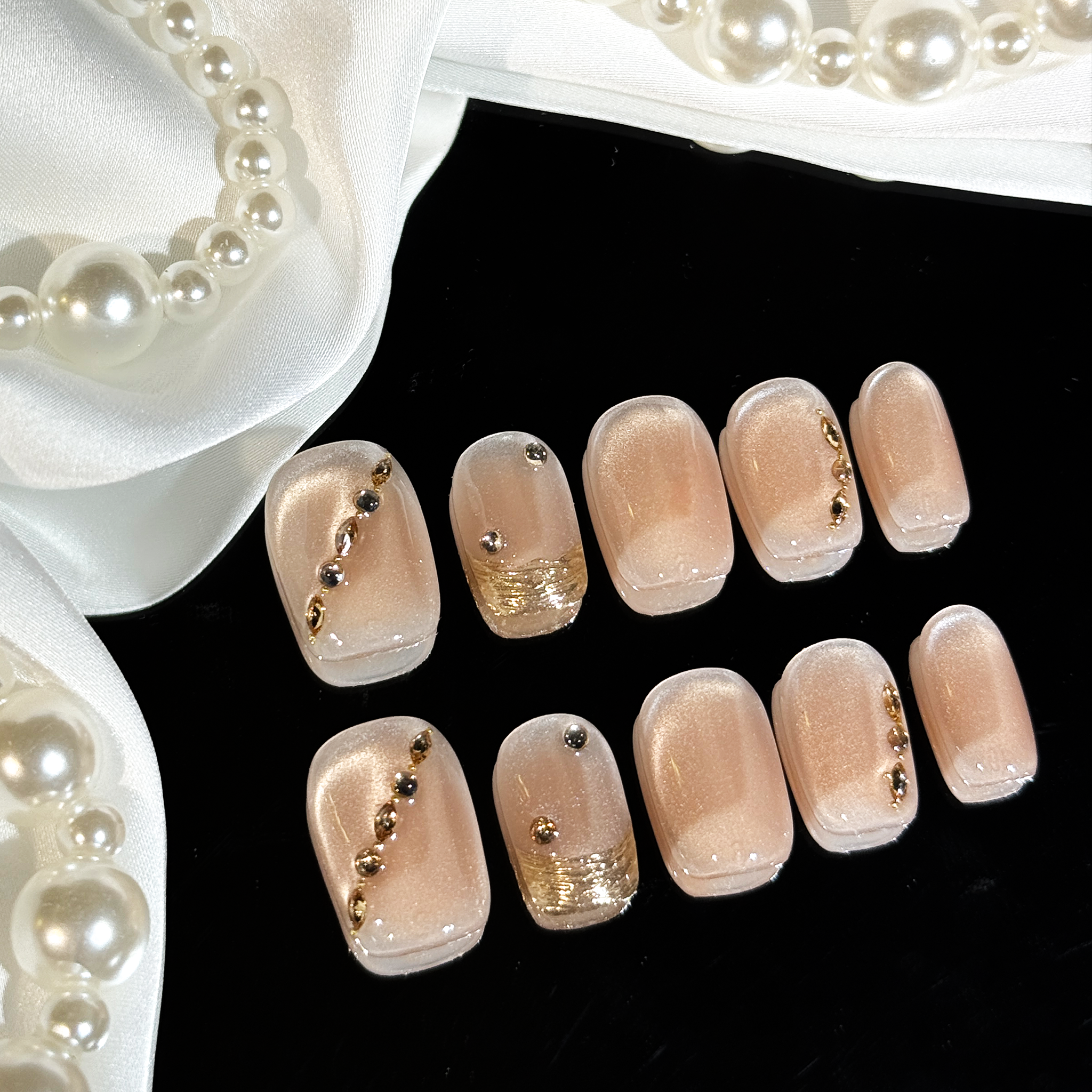 Best Seller Short Coffin -Natural Cat Eye