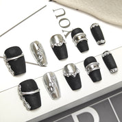 Coffin Shape -Venomous 3D Metallic(2.0 Medium Length)