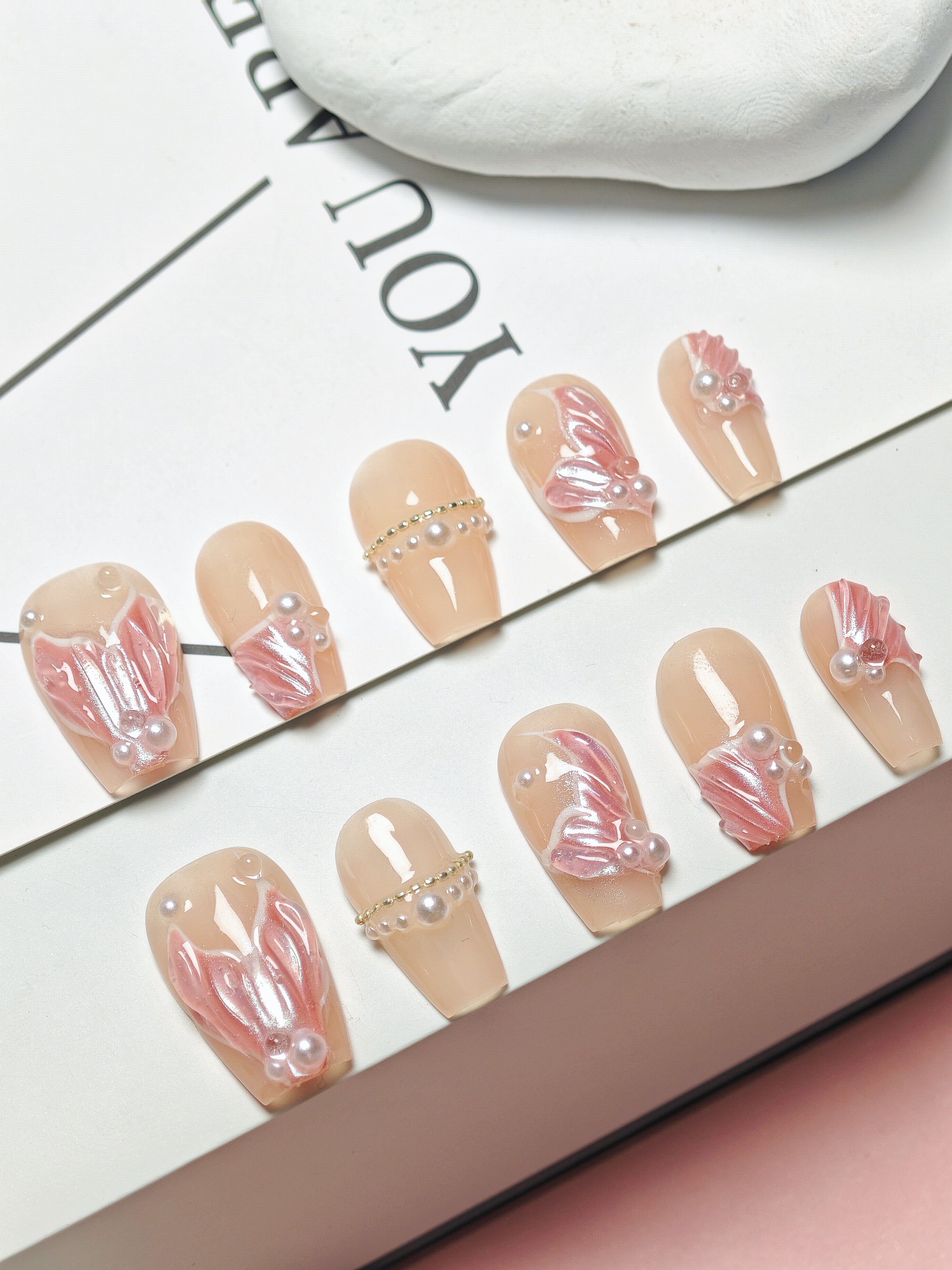 Mermaid Collection 2.0CM--Pink Handcrafted Mermaid