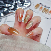 Almond Shape 2.5CM-Golden Luxe