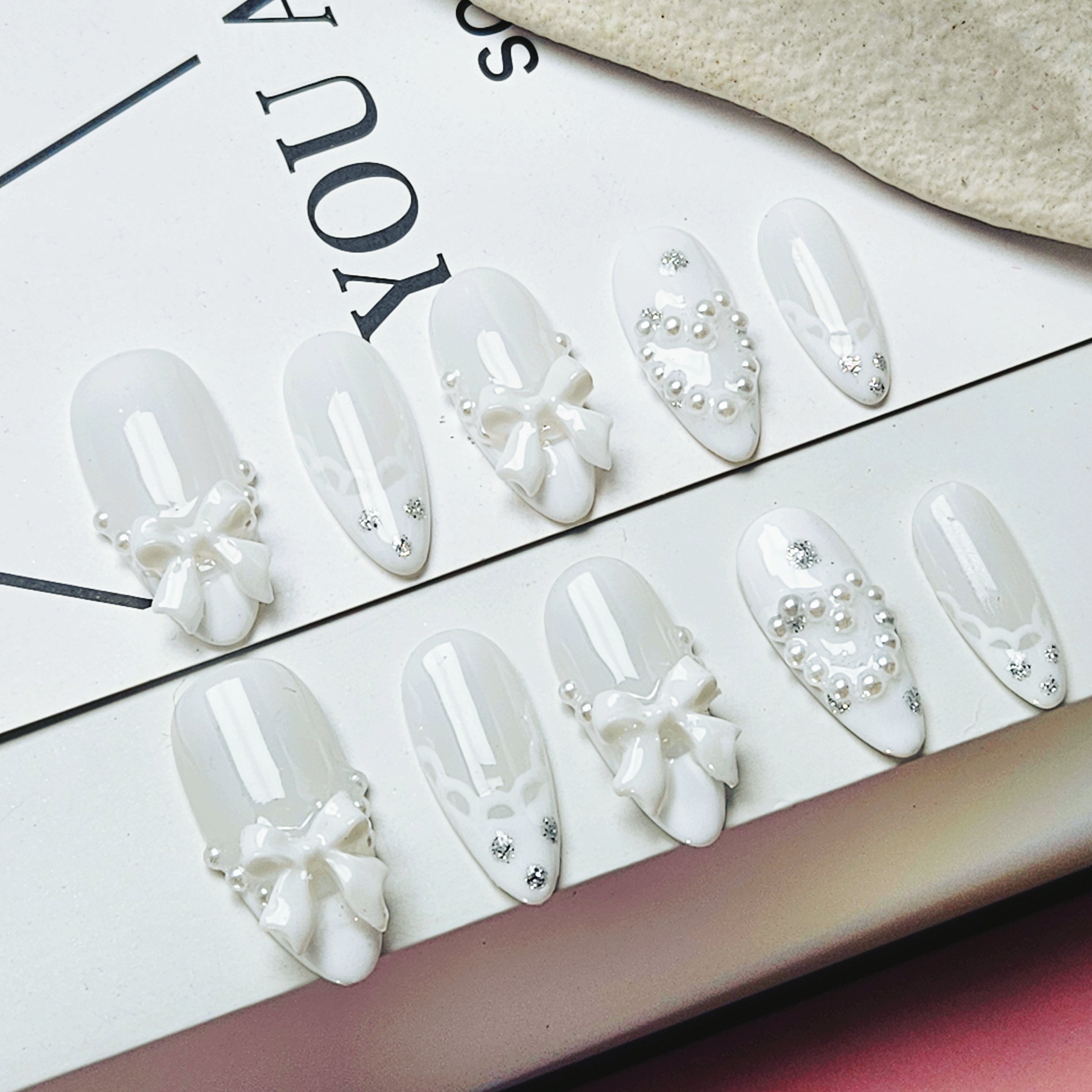 SPECIAL COLLECTION--White Bridal Pearl 2.5CM