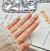 Coffin Shape 2.0CM -Springtime tulips