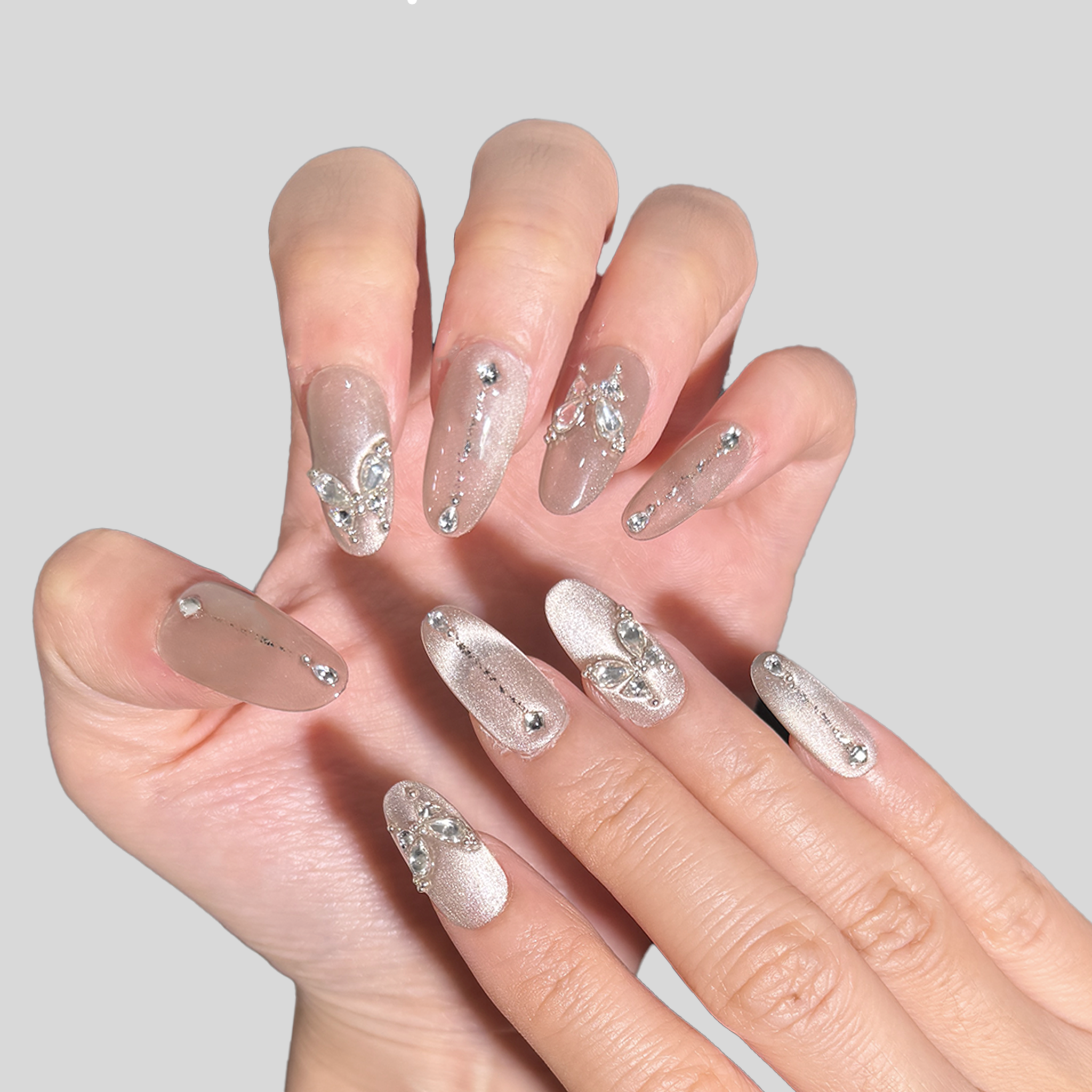 Almond Shape - Moonlit Dewdrops 2.5CM