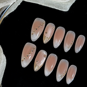 Almond Shape - Golden Mocha Glow 2.5CM