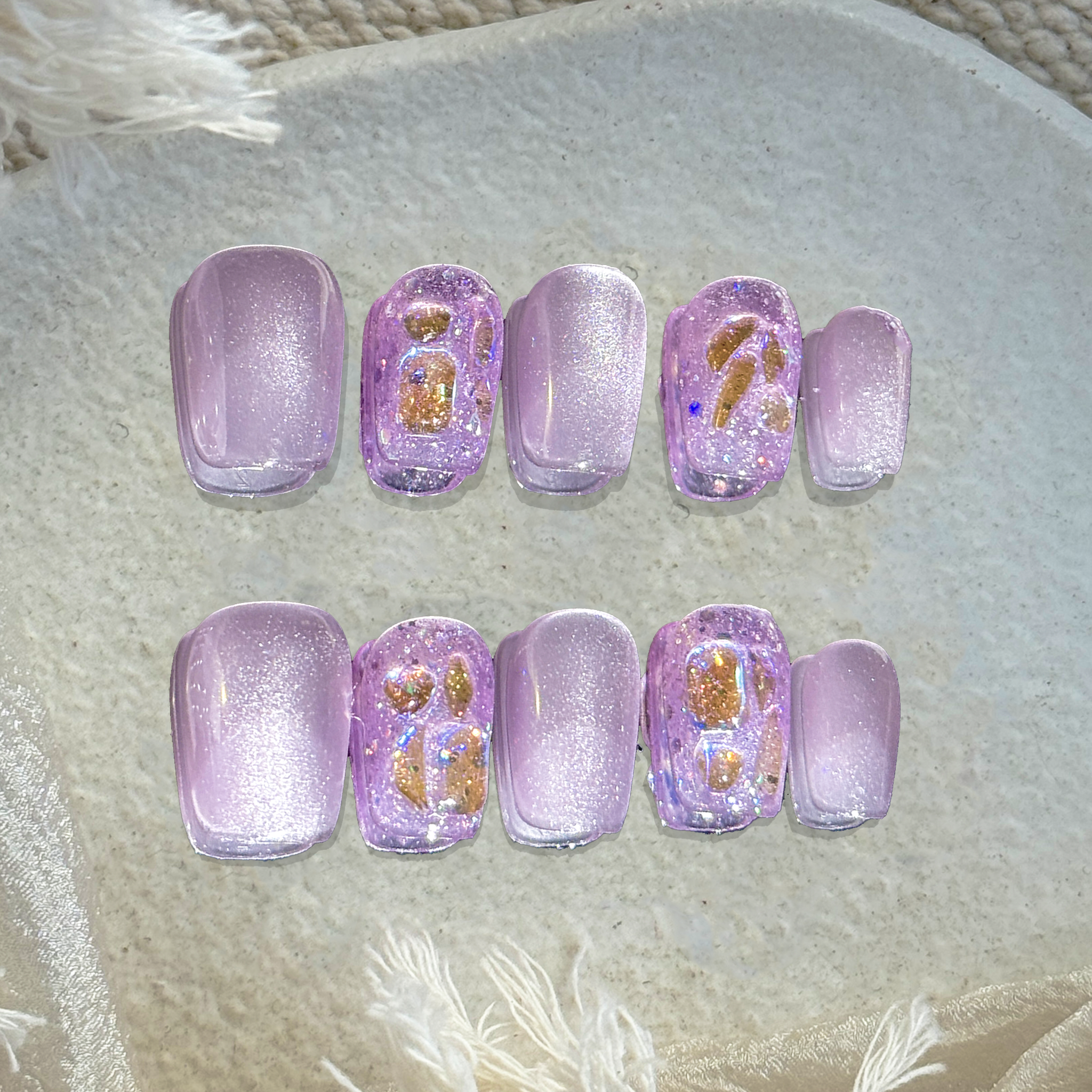 Daily Use 1.6CM Shorter -- Purple Amethyst