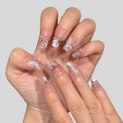 Coffin Shape --3D butterfly  2.0CM