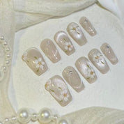 Best Seller Coffin - Moonlight Hand-painted Flower 2.0CM