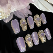 Coffin Shape 2.0CM -Violet Baroque